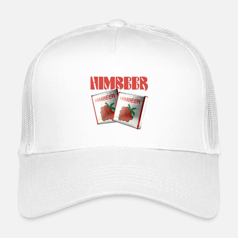 Halloren Frukas Himbeer - Kinder Trucker-Cap - Weiß