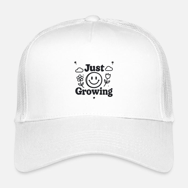 Just Growing - Kinder Trucker-Cap - Weiß