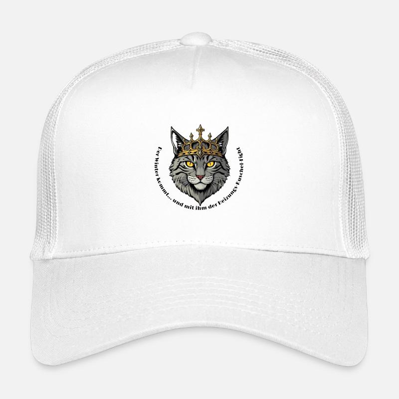 Roi Chat avec Couronne Casquette trucker enfant