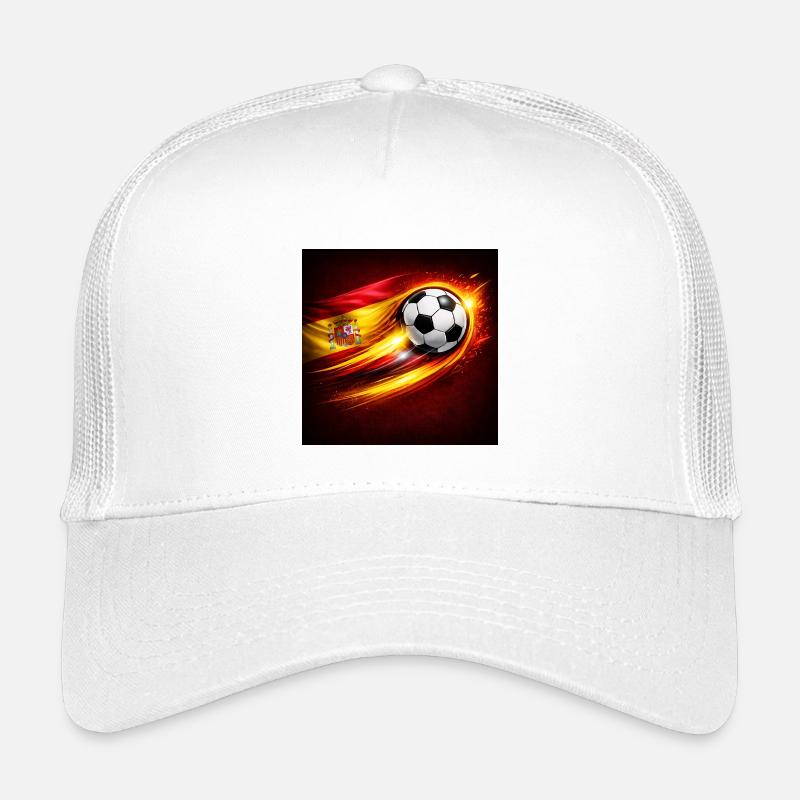 Spanien Fußball Feuerspur - Kinder Trucker-Cap - Weiß