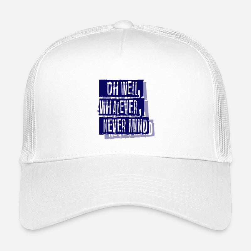 Peu importe - Casquette trucker enfant - blanc