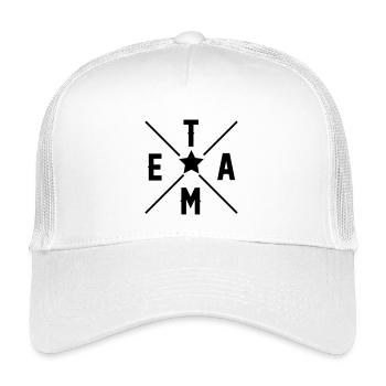 Team - Kids’ Trucker Cap - white - Front