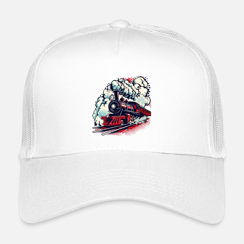 Dampflok Kinder Trucker-Cap