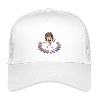Macaron Tanzmädchen - Kinder Trucker-Cap - Weiß - Vorne