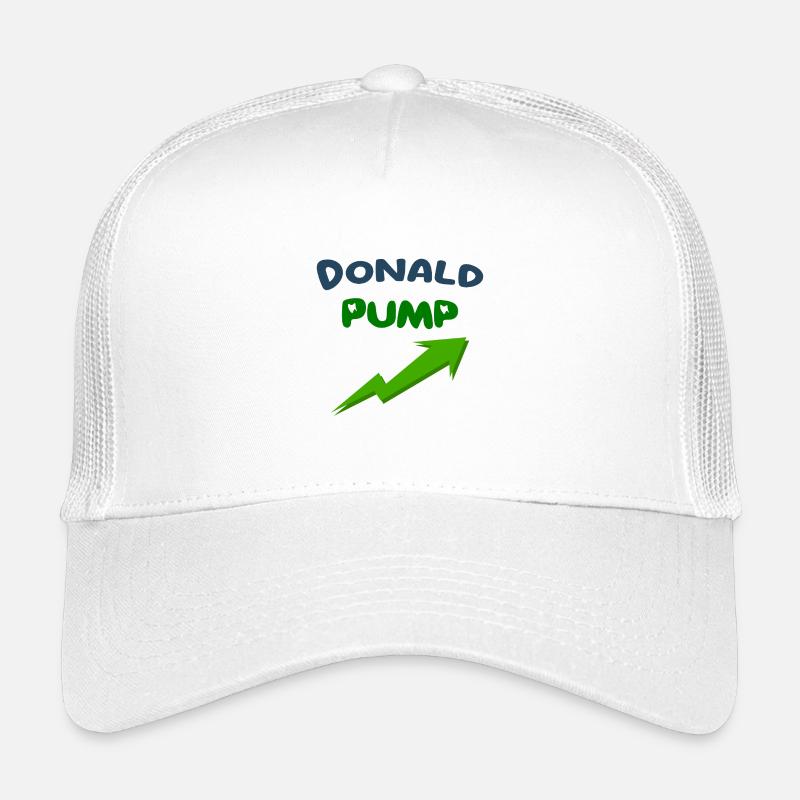 Donald PUMP - Kinder Trucker-Cap - Weiß