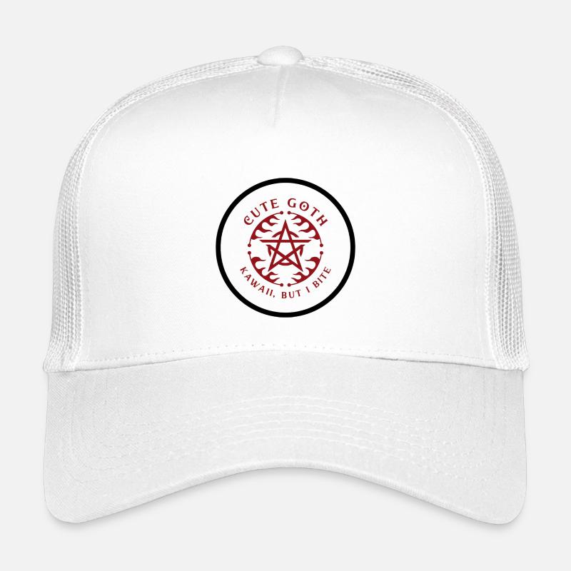 Emblème gothique mignon du pentagramme Casquette trucker enfant