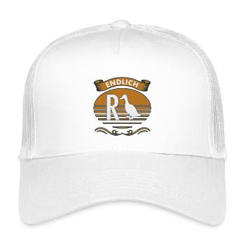 Enfin la retraite - Casquette trucker enfant - blanc - Devant