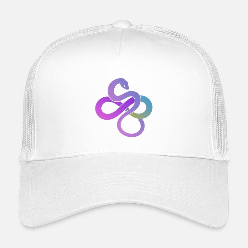 Bunte Unendlichkeitsschleife - Kinder Trucker-Cap - Weiß