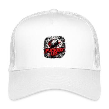 Pucked Up Graffiti Punk - Kids’ Trucker Cap - white - Front