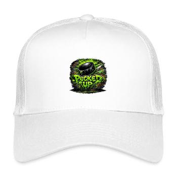 Pucked Up Graffiti Neon - Kids’ Trucker Cap - white - Front