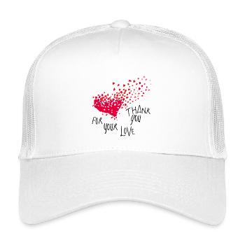 thank you - Kids’ Trucker Cap - white - Front