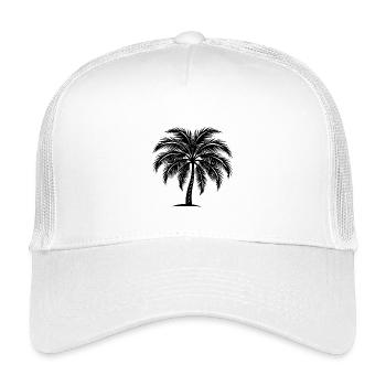 Palme - Kinder Trucker-Cap - Weiß - Vorne