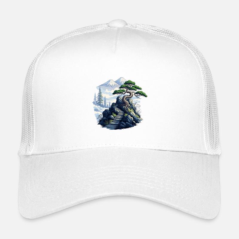 Bergtreppe zu den Kiefern Kinder Trucker-Cap