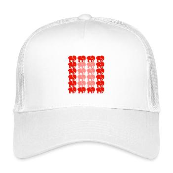ELEFANT - Kinder Trucker-Cap - Weiß - Vorne