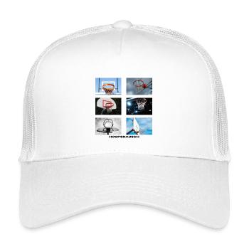 Hoopsrausch Collage - Kids’ Trucker Cap - white - Front