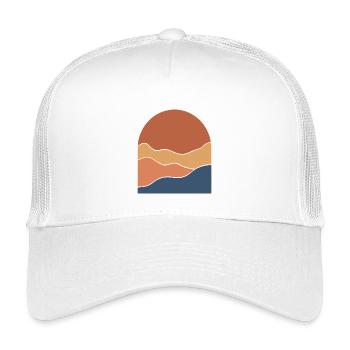 Warm Horizon Layers - Kinder Trucker-Cap - Weiß - Vorne