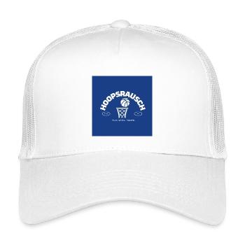 Hoopsrausch Basketball Emblem - Kids’ Trucker Cap - white - Front