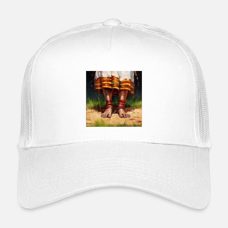 Wurzeln der Erde - Kinder Trucker-Cap - Weiß