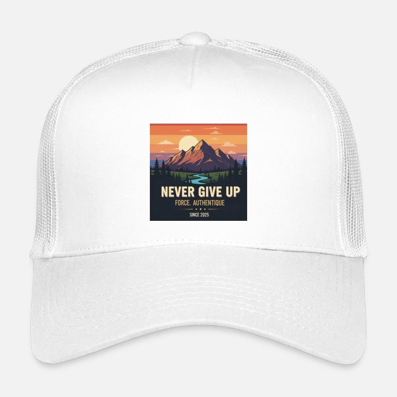 never give up Kids’ Trucker Cap