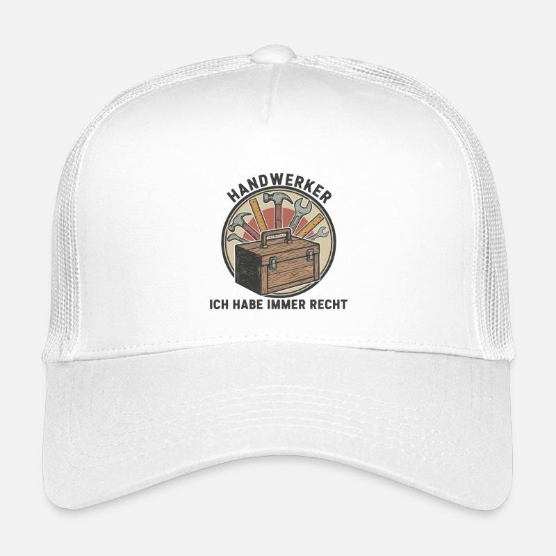 Handwerker Ehre - Kinder Trucker-Cap - Weiß