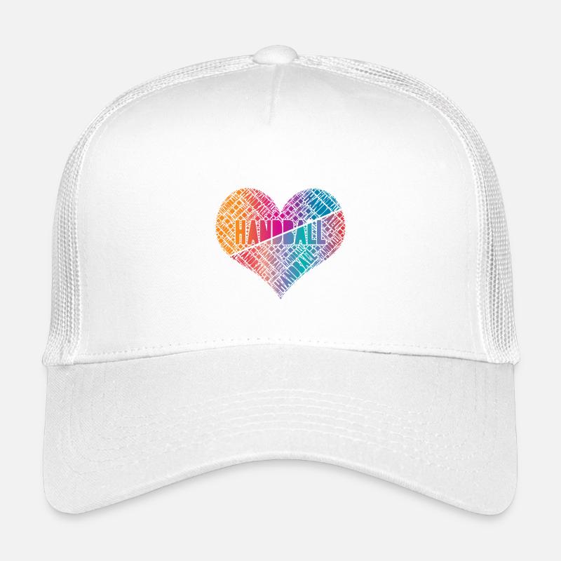 Handball Herz - Kinder Trucker-Cap - Weiß