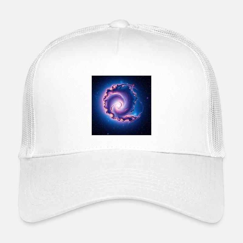 Spirale der Galaxie - Kinder Trucker-Cap - Weiß
