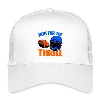 Football Coach Funny Quote - Kids’ Trucker Cap - white - Front