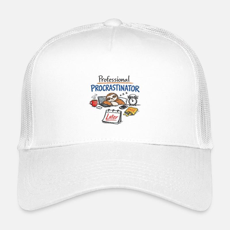 Professional Procrastinator – Sloth Office Saying Kids’ Trucker Cap