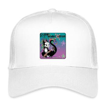 Attention: Freelance Running Artist - Kids’ Trucker Cap - white - Front
