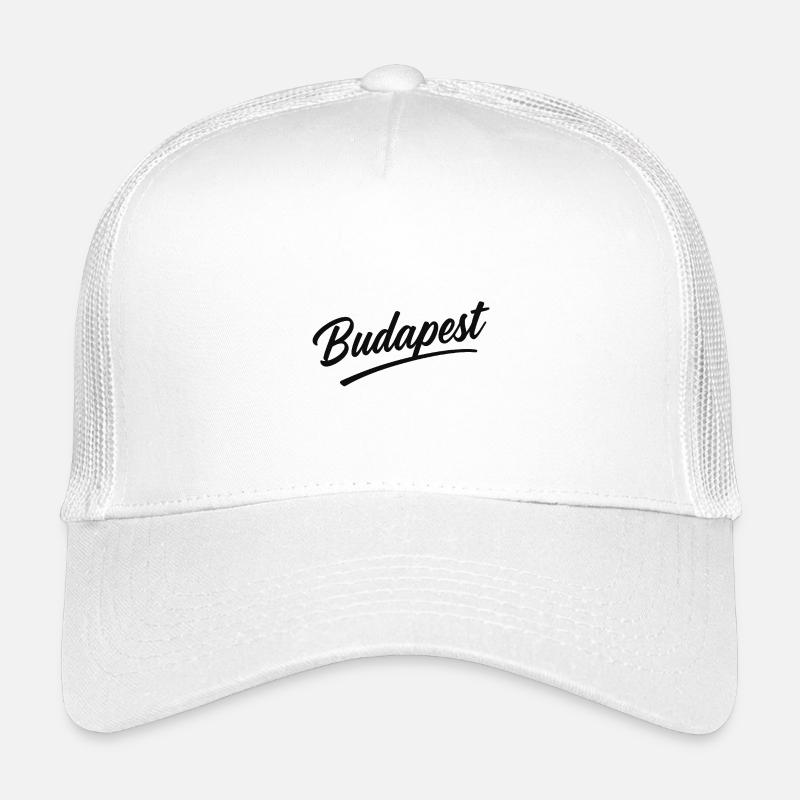 Souvenir de voyage avec lettrage d’écriture de Budapest Casquette trucker enfant