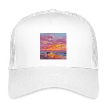 sunset - Kids’ Trucker Cap - white - Front