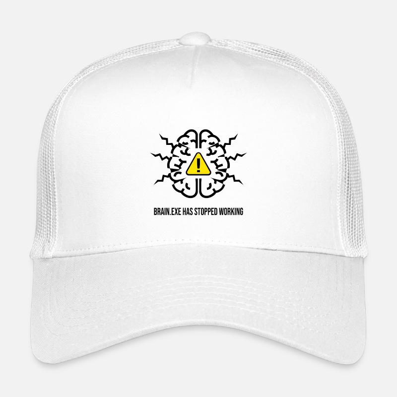 BRAIN.EXE HAS STOPPED WORKING - Panne Cérébrale NO Casquette trucker enfant
