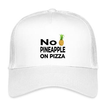 Pizza - Casquette trucker enfant - blanc - Devant