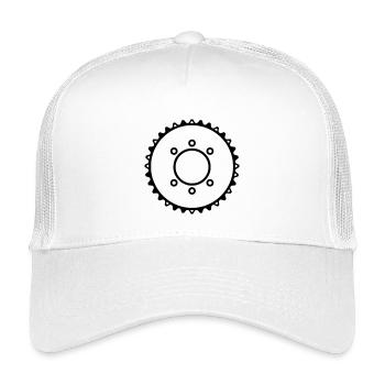 Chainring Sprocket Drive - Kids’ Trucker Cap - white - Front