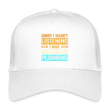 Installateur Klempner - Kinder Trucker-Cap - Weiß - Vorne