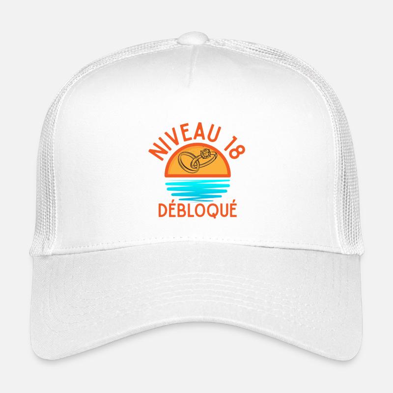 Level 18 Unlocked, a creative and joyful touch Kids’ Trucker Cap