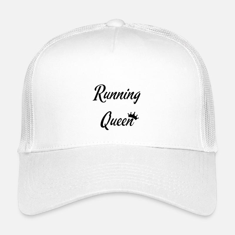 Running Queen - Kinder Trucker-Cap - Weiß