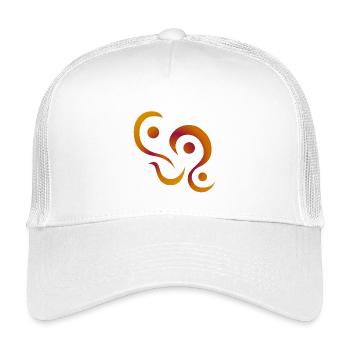 yoga_design_3 - Kids’ Trucker Cap - white - Front