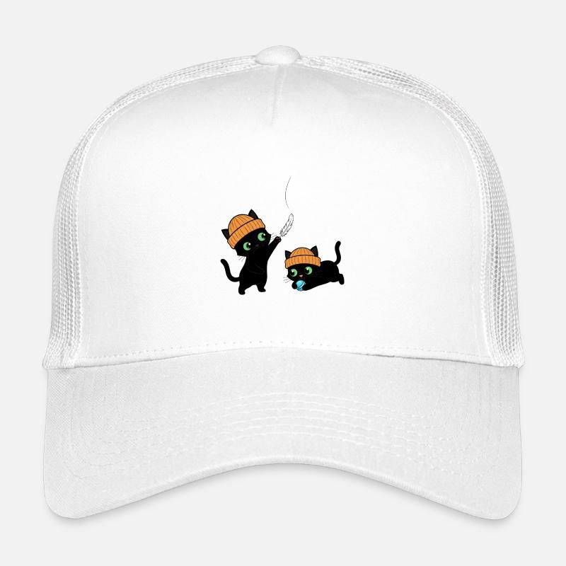 Two cute kittens playing. Unique. Kids’ Trucker Cap