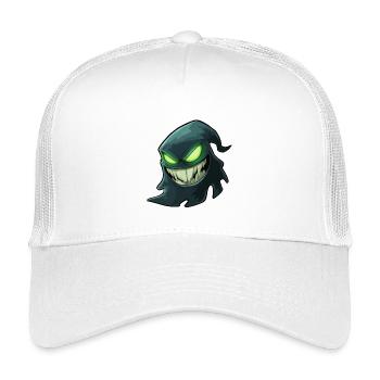 Ghost, Halloween Ghost, Scary Ghost - Kids’ Trucker Cap - white - Front