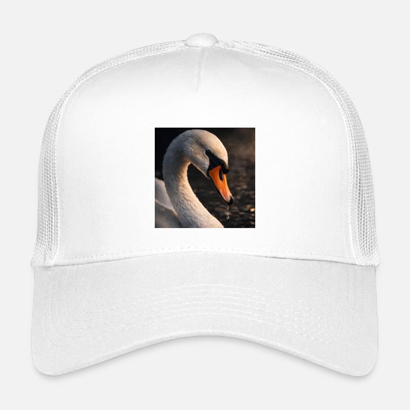 Die Schönheit des Schwans in der Dämmerung Kinder Trucker-Cap