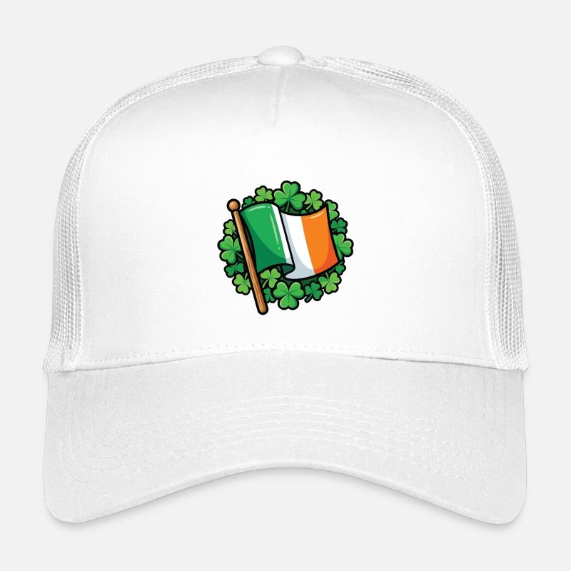 Irische Flagge Clover Pride Kinder Trucker-Cap