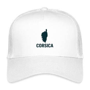 Corse / Korsika - Kinder Trucker-Cap - Weiß - Vorne