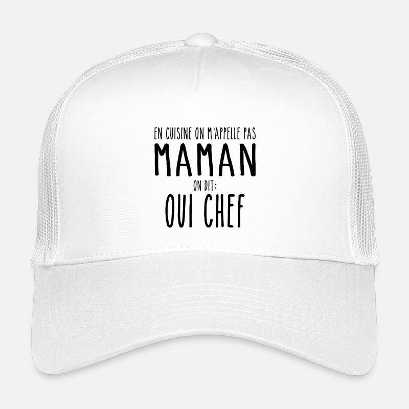 Cuisiner Maman Cuisinière Cuisiner Maman Mère Casquette trucker enfant