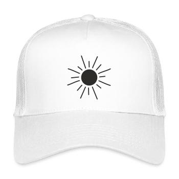 Soleil tiré joyeusement - Casquette trucker enfant - blanc - Devant