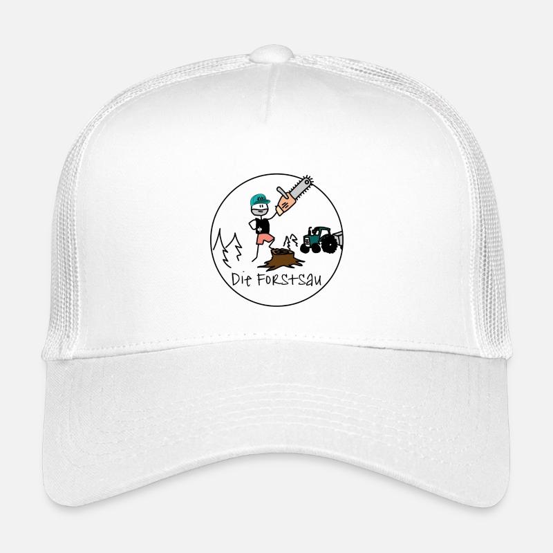 The Forest Sow - Kids’ Trucker Cap - white