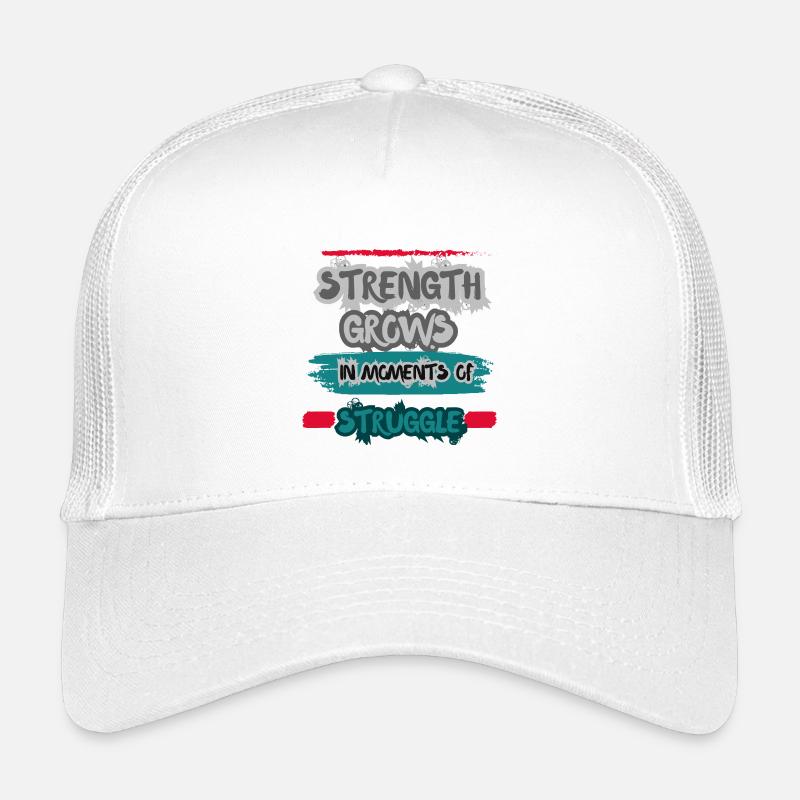La force grandit dans les moments de lutte. Casquette trucker enfant