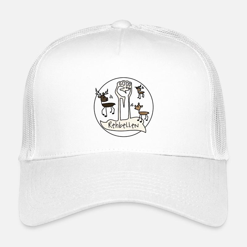 Rehbellen - Kinder Trucker-Cap - Weiß