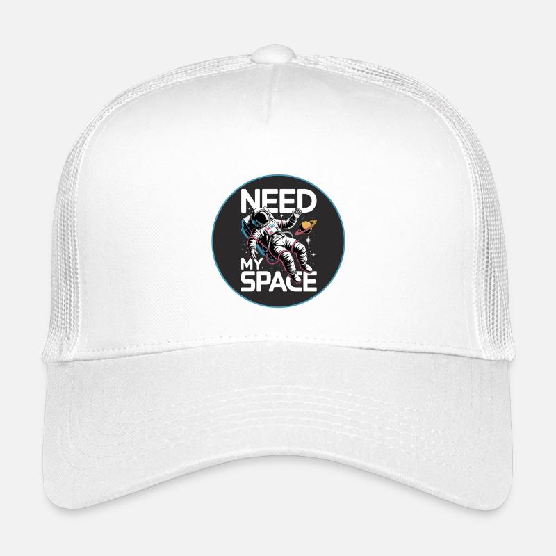 Need My Space Astronaut Kinder Trucker-Cap