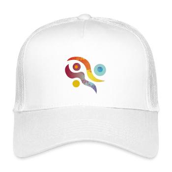 Yoga design_45 - Casquette trucker enfant - blanc - Devant